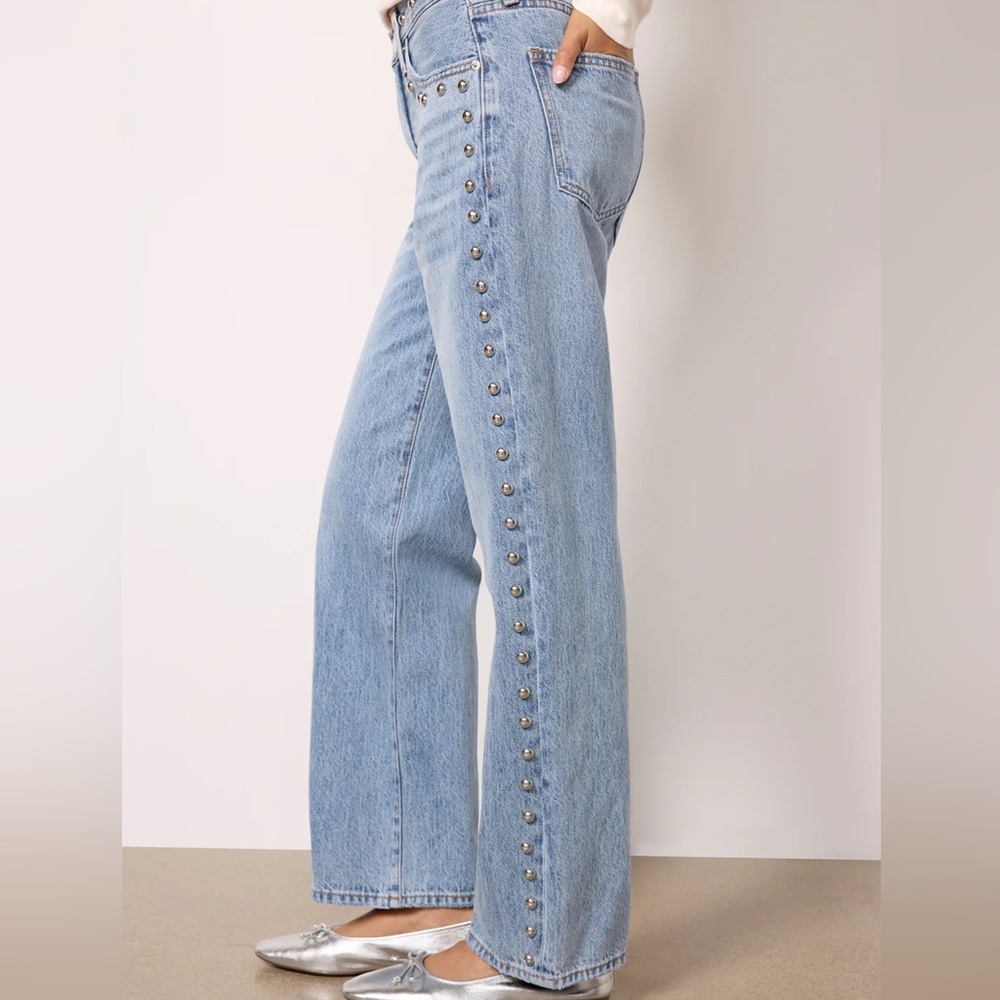 Pistola Mid Rise Stud Jeans